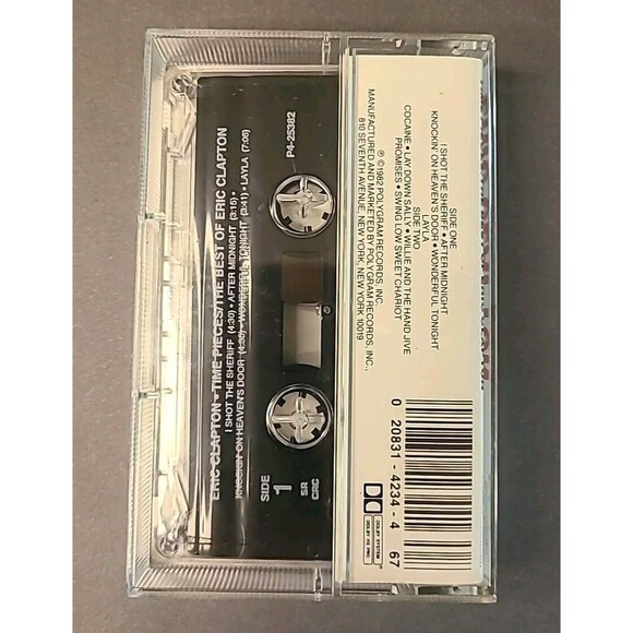 Vintage Time Pieces The Best Of Eric Clapton  (1982) cassette tape Polydor - Picture 2 of 4